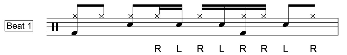 Double Paradiddle Beat