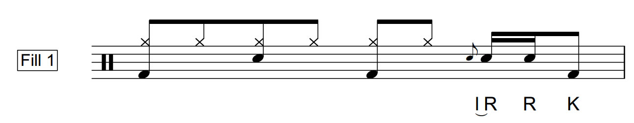 Rudiment fills for beginners