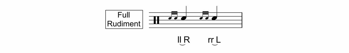 Flam Drag | Full Rudiment | 60 BPM