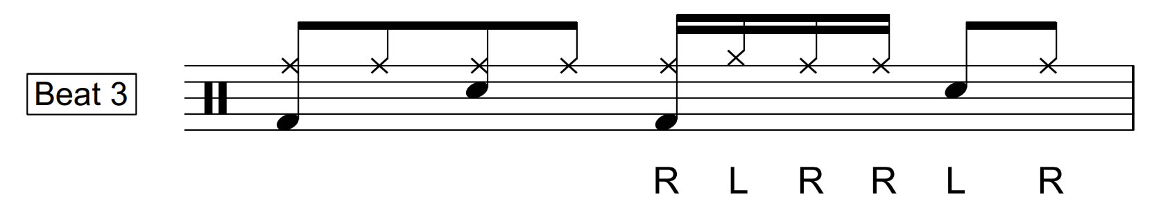 Paradiddle | Beat 3&4 | Explanation