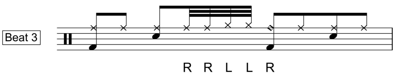 Beat 3 - 5 Stroke Roll