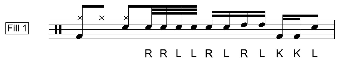 How to play rudiment fills