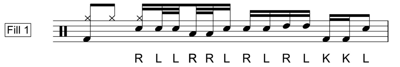 6 stroke roll drum fill