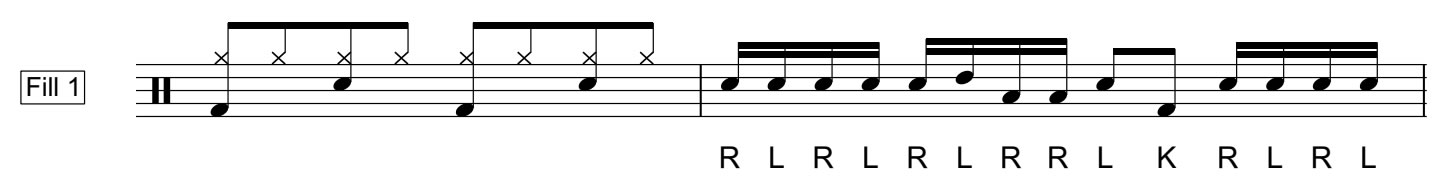 snare drum rudiment fills