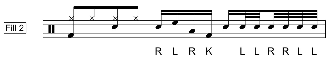 7 Stroke Roll Fill 2 at 40 BPM