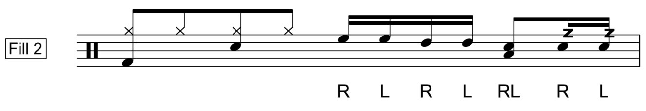 Fills with rudiments