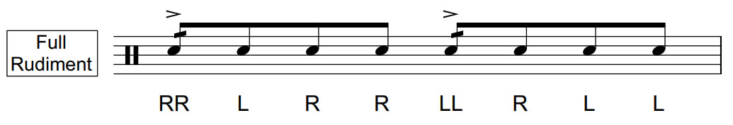 How to play a drag rudiment