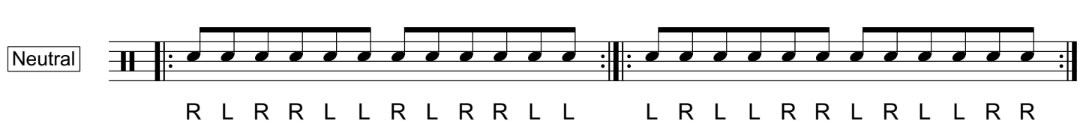 Paradiddle-Diddle Rudiment