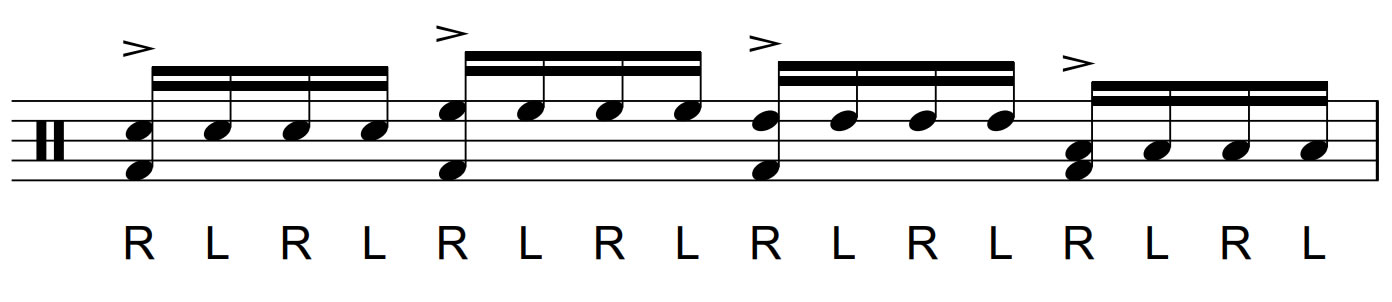 how to play a single stroke roll