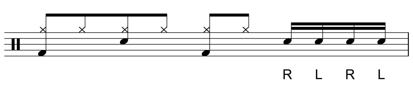 single stroke roll fills