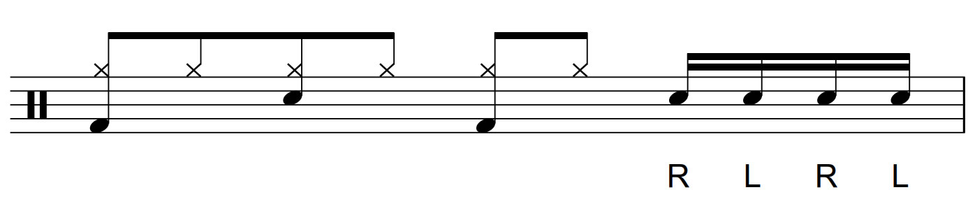 drum fills single stroke roll