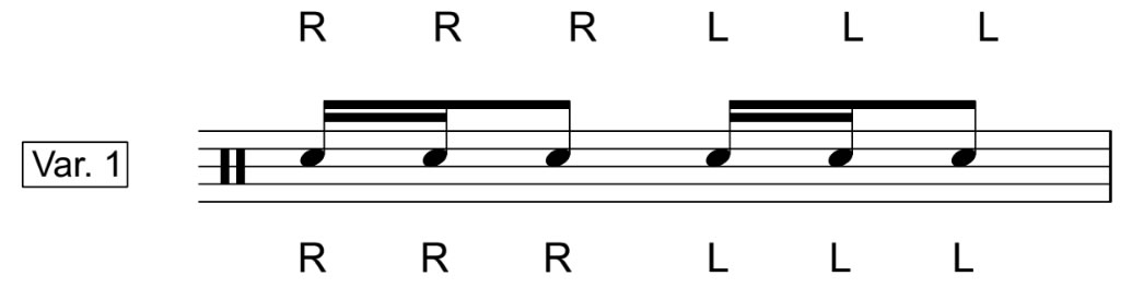 Triple Stroke Roll Variation