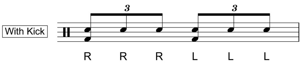 Triple Stroke Roll on Drums